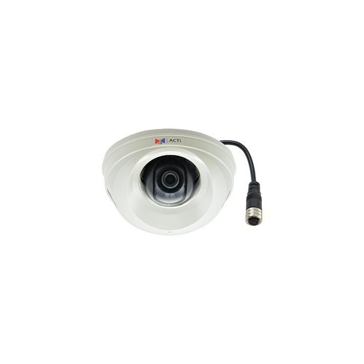 E99M ACTi CMOS 1/2.8", 3MP, H.264, 2D + 3D DNR, PoE, 461g E99M ACTi CMOS 1/2.8", 3MP, H.264, 2D + 3D DNR, PoE, 461g