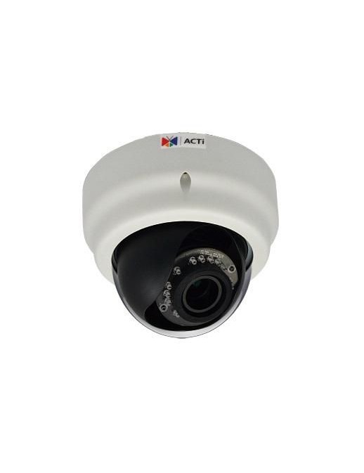 E63A ACTi 5MP, 1/3.2" CMOS, 1920x1080@30fps, Vari-focal Lens 2.8-12mm, F1.4, H.264/MJPEG, IR LED 30m, IK09