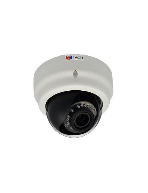 E63A E63A ACTi 5MP, 1/3.2" CMOS, 1920x1080@30fps, Vari-focal Lens 2.8-12mm, F1.4, H.264/MJPEG, IR LED 30m, IK09