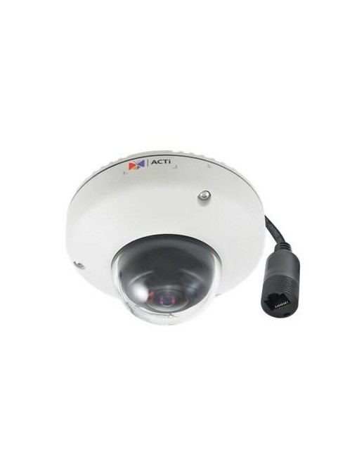 E921 ACTi 5MP, 2592 x 1944, 15 fps, 1/3.2" CMOS, Mic-in and line-in, Fast Ethernet, PoE, 3.36 W