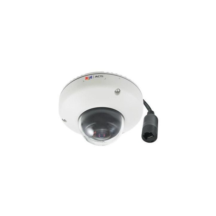 E921 ACTi 5MP, 2592 x 1944, 15 fps, 1/3.2" CMOS, Mic-in and line-in, Fast Ethernet, PoE, 3.36 W E921 ACTi 5MP, 2592 x 1944, 15 fps, 1/3.2" CMOS, Mic-in and line-in, Fast Ethernet, PoE, 3.36 W