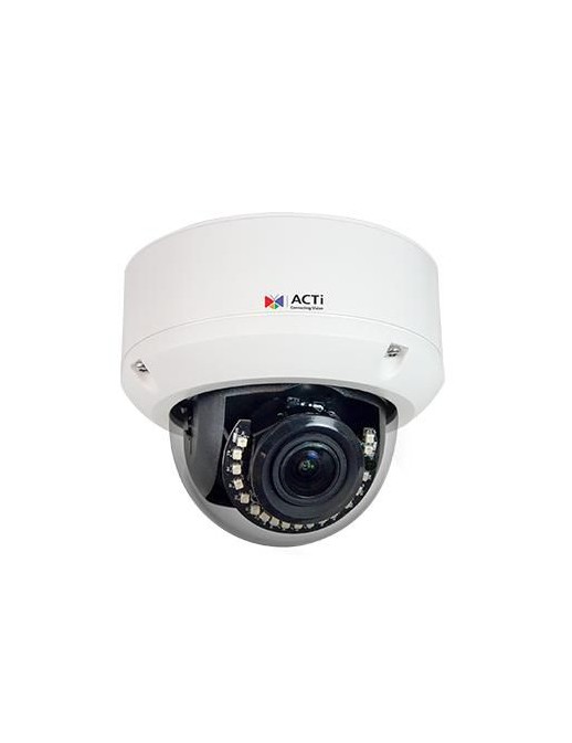 A85 ACTi 2 MP, 1/2.8 " CMOS, IR LED, 2.8-12mm, 1920x1080, WDR, RJ-45, MicroSDHC/XC, DC 12V, PoE, IP66, IK10, 139.38x129.75 mm