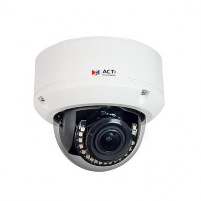 A815 ACTi 3MP Outdoor Zoom Dome with D/N, Adaptive IR, Extreme WDR, SLLS, 4.3x Zoom Lens