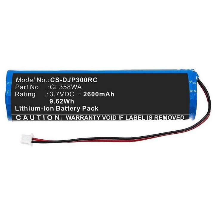 MBXDR-BA001 CoreParts Battery for Drones 9.62Wh Li-ion 3.7V 2600mAh Blue for DJI Drones Phantom 3 Standard Remote Cont GL358WA