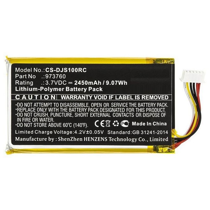 MBXDR-BA003 CoreParts Battery for Drones 9.07Wh Li-Pol 3.7V 2450mAh Black for DJI Drones Mavic Air 2, Mavic Pro Controller, Spar