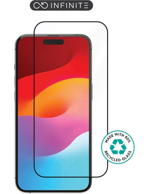 ES501401 ES501401 eSTUFF INFINITE iPhone 15 Full Cover Screen Protector. Titan Shield® Apple iPhone 15