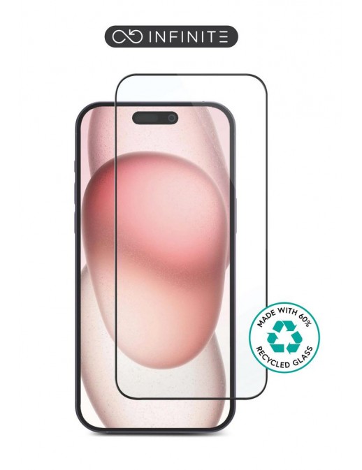 ES501421 ES501421 eSTUFF INFINITE iPhone 16 Full Cover Screen Protector. Titan Shield® Apple iPhone 16