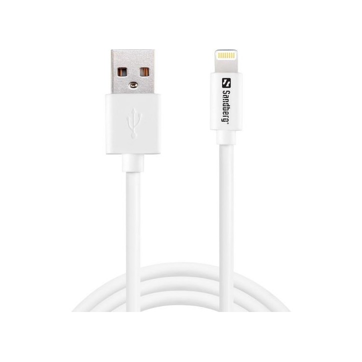 440-94 Sandberg USB to Lightning 2m AppleApproved NONE - Only use for non-battery items