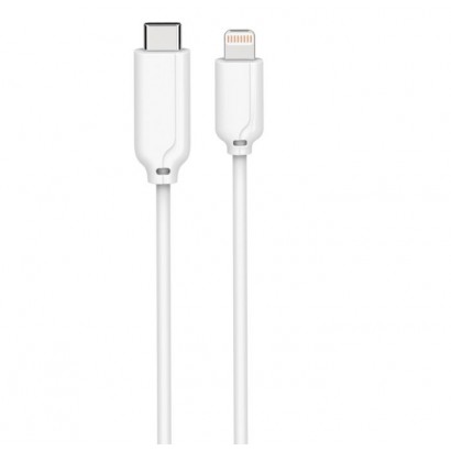 USB3.1CL1 MicroConnect USB-C to Lightning Cable MFI, 1m, White MK0X2ZM/A, MQGJ2ZM/A, MX0K2ZM/A,...