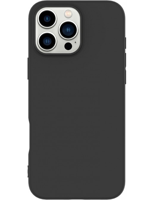 ES67101052 ES67101052 eSTUFF iPhone 16 Pro INFINITE VIENNA TPU Cover - Black - 100% recycled plastic Apple iPhone 16 Pro