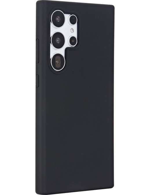 ES67402002 ES67402002 eSTUFF Samsung S24 Ultra INFINITE RIGA Silicone Cover - Black - 76% recycled material Samsung Galaxy (M...