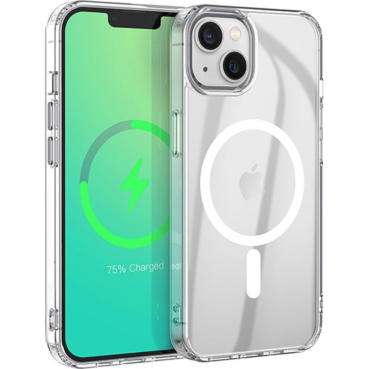 ES67141000-BULK eSTUFF iPhone 14 INFINITE OSLO Magnetic Hybrid Cover - Transparent - 86% recycled plastic ES67140005-BULK Apple 