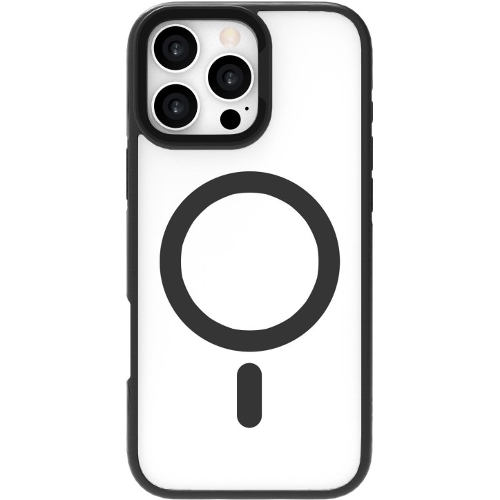 ES67141103 eSTUFF iPhone 16 Pro Max INFINITE HELSINKI Magnetic Stand Cover - Black - 86% recycled Plastic Apple iPhone 16 Pro Ma