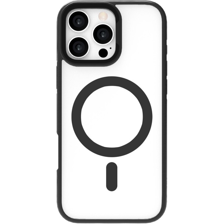 ES67141102 eSTUFF iPhone 16 Pro INFINITE HELSINKI Magnetic Stand Cover - Black - 86% recycled Plastic Apple iPhone 16 Pro