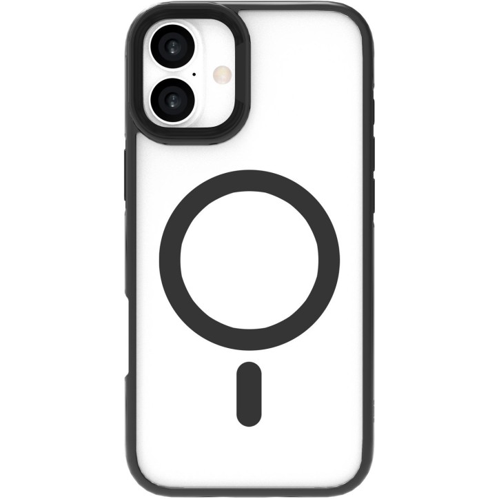 ES67141101 eSTUFF iPhone 16 Plus INFINITE HELSINKI Magnetic Stand Cover - Black - 86% recycled Plastic Apple iPhone 16 Plus