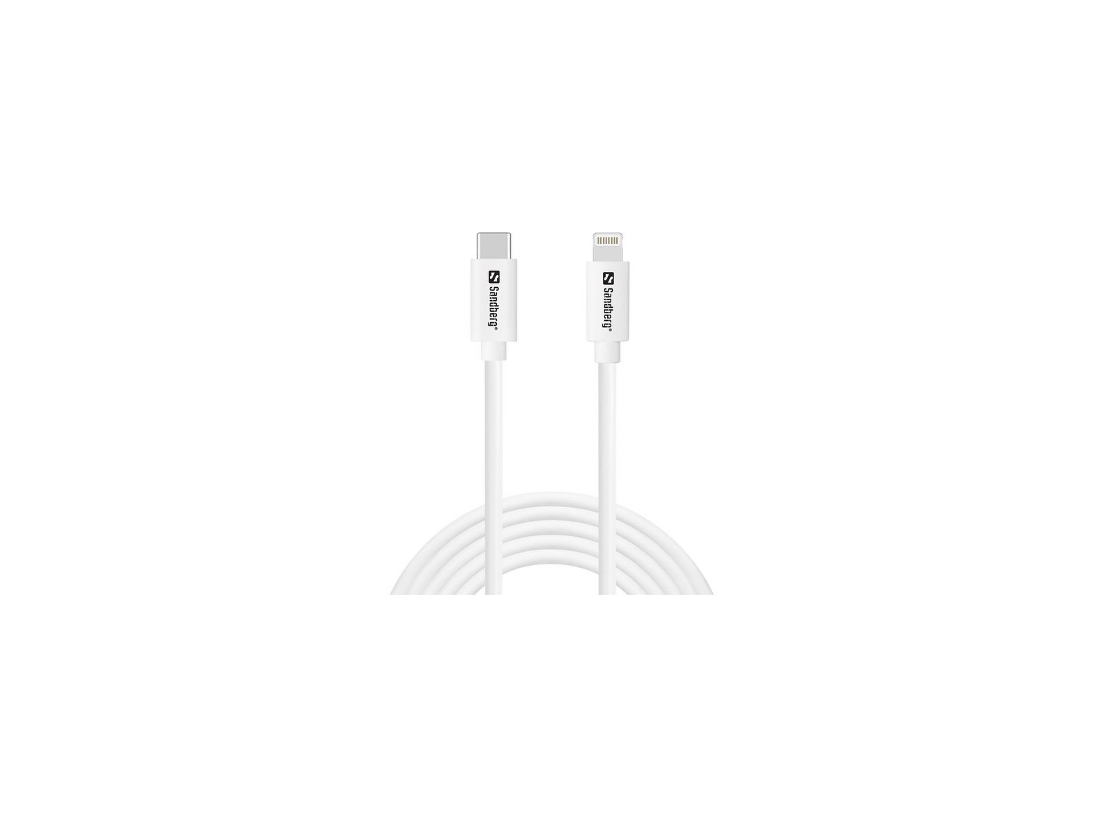 136-59 136-59 Sandberg USB-C PD to Lightning MFI, 2M NONE - Only use for non-battery items