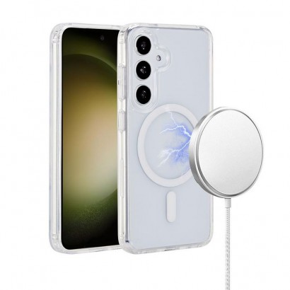 ES67403002-BULK ES67403002-BULK eSTUFF Samsung Galaxy S24+ INFINITE OSLO Magnetic Hybrid Cover - Transparent - 86% recycled p...