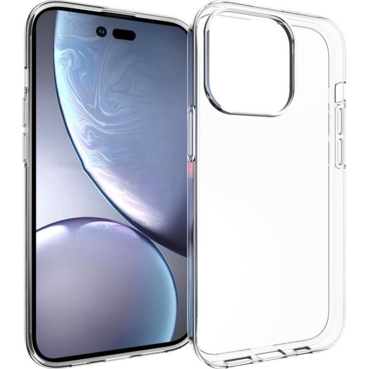 ES67100039-BULK eSTUFF iPhone 14 Pro INFINITE VIENNA TPU Cover - Transparent - 100% recycled plastic ES67100006-BULK Apple iPhon