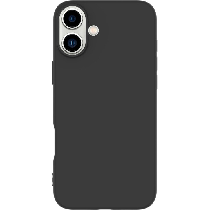 ES67101051 eSTUFF iPhone 16 Plus INFINITE VIENNA TPU Cover - Black - 100% recycled plastic Apple iPhone 16 Plus