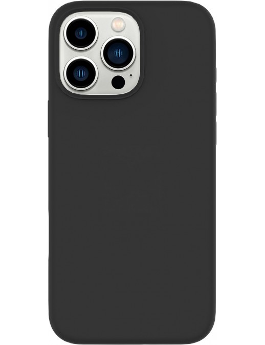 ES67120052-BULK ES67120052-BULK eSTUFF iPhone 16 Pro INFINITE RIGA Silicone Cover - Black - 76% recycled material Apple iPhon...