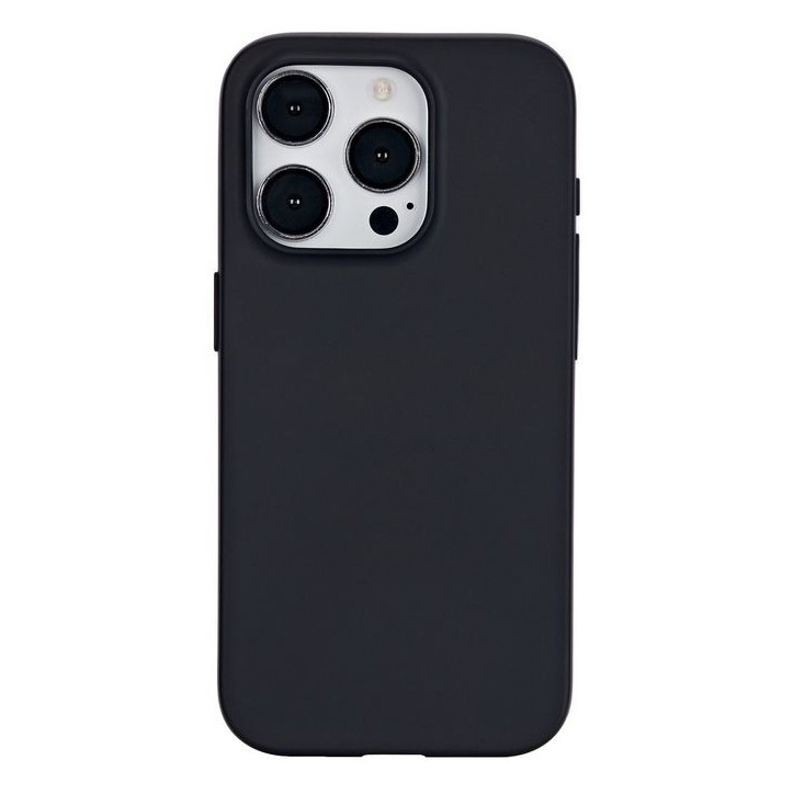 ES67101027 eSTUFF iPhone 15 Pro INFINITE VIENNA TPU Cover - Black - 100% recycled plastic Apple iPhone 15 Pro