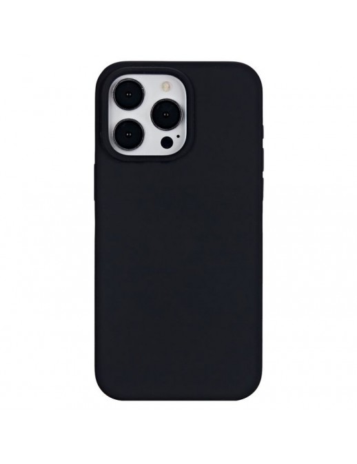 ES67120028-BULK ES67120028-BULK eSTUFF iPhone 15 Pro Max INFINITE RIGA Silicone Cover - Black - 76% recycled material Apple i...