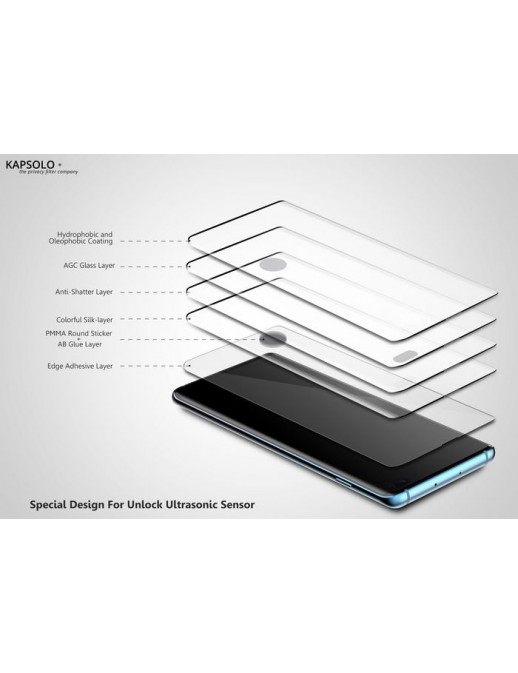 KAP30273 KAP30273 Kapsolo Samsung Galaxy Note20 Ultra 5G Clear Screen Protector 824112