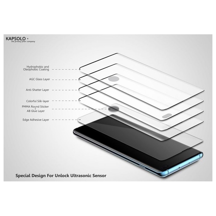 KAP30273 Kapsolo Samsung Galaxy Note20 Ultra 5G Clear Screen Protector 824112 KAP30273 Kapsolo Samsung Galaxy Note20 Ultra 5G Clear Screen Protector 824112