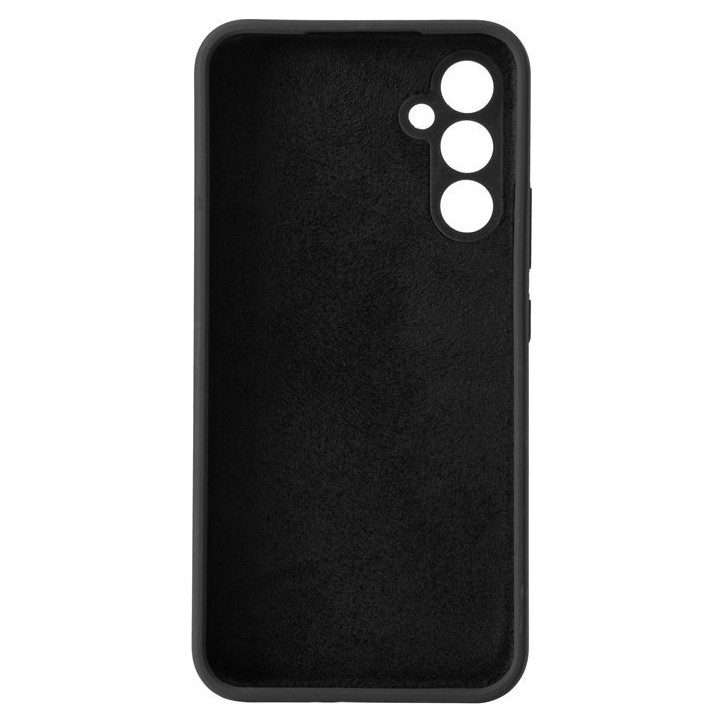 ES673211-BULK eSTUFF Samsung Galaxy A54 MADRID Silicone Cover - Black Samsung Galaxy (Mobilephone) A54 (2023)