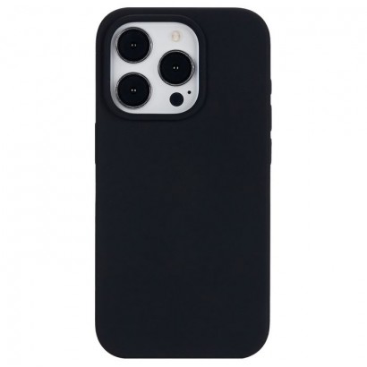 ES67120027-BULK ES67120027-BULK eSTUFF iPhone 15 Pro INFINITE RIGA Silicone Cover - Black - 76% recycled material Apple iPhon...