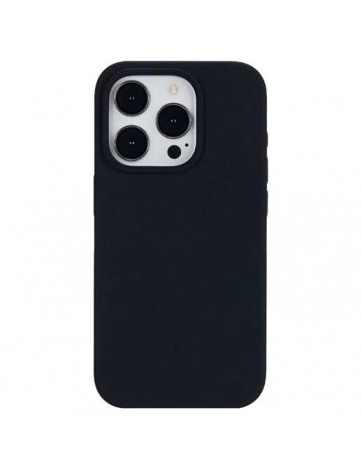 ES67120027-BULK ES67120027-BULK eSTUFF iPhone 15 Pro INFINITE RIGA Silicone Cover - Black - 76% recycled material Apple iPhon...