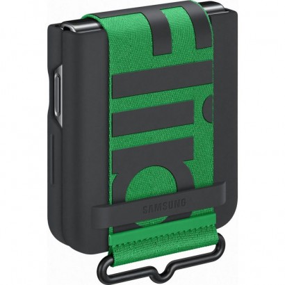 EF-GF721TBEGWW EF-GF721TBEGWW Samsung Flip4 Black Silicone Cover With Strap