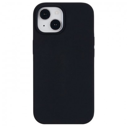 ES67150025 ES67150025 eSTUFF iPhone 15 INFINITE ROME Magnetic Silicone Cover - Black - 76% recycled material Apple iPhone 15