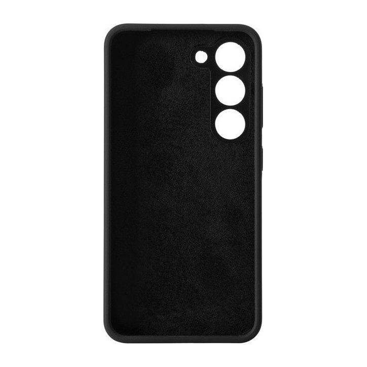 ES673200-BULK eSTUFF Samsung Galaxy S23 MADRID Silicone Cover - Black Samsung Galaxy (Mobilephone) S23