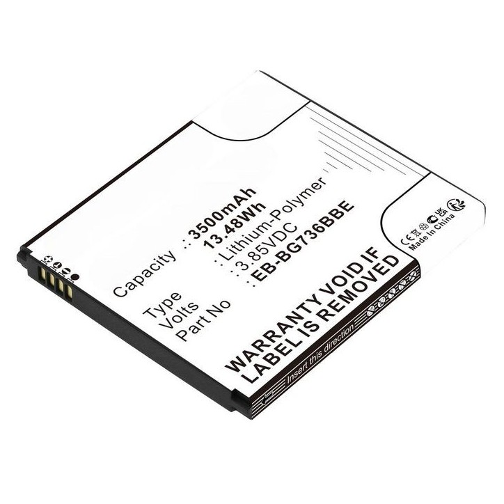 MBXMP-BA1734 CoreParts Battery for Samsung Mobile, SmartPhone 13.48Wh Li-Polymer 3.85V 3500mAh Black for Galaxy Xcover 6 Pro, SM