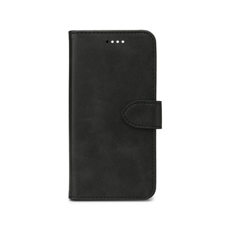 ES67110006-BULK eSTUFF iPhone 14 Pro WALES PU Wallet Cover - Black Apple iPhone 14 Pro