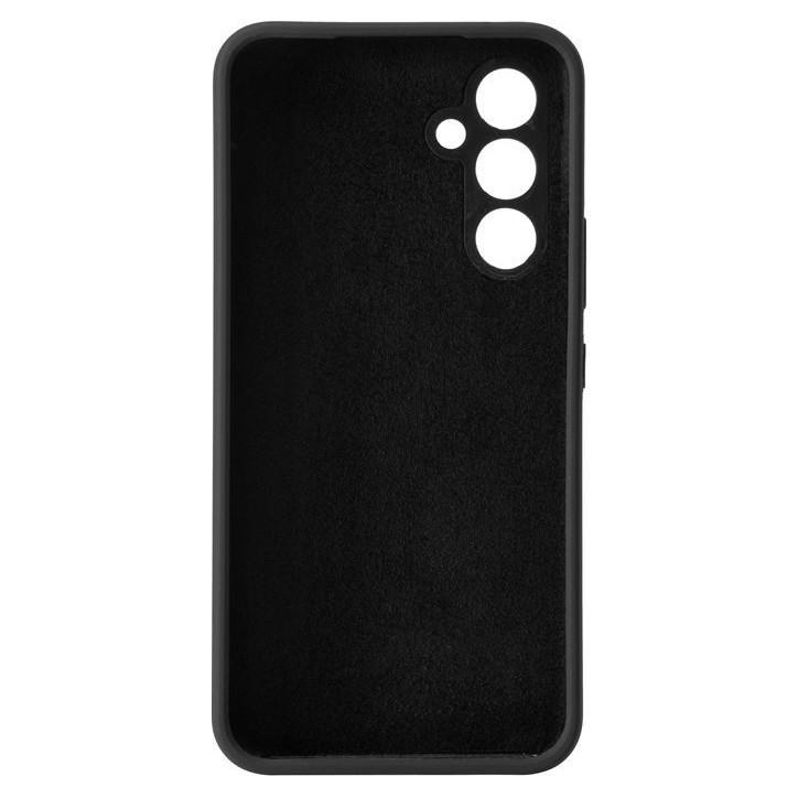 ES673212-BULK eSTUFF Samsung Galaxy A34 MADRID Silicone Cover - Black Samsung Galaxy (Mobilephone) A34 5G (2023)