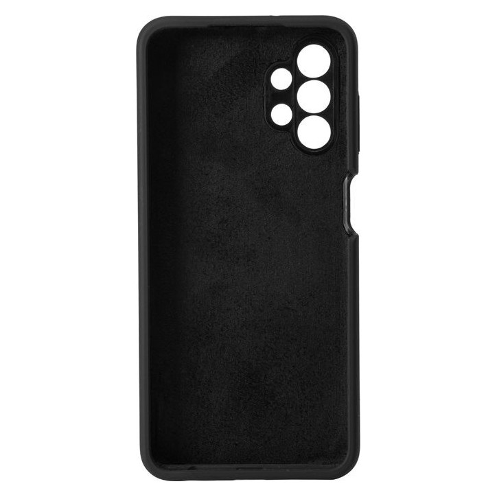 ES673199-BULK eSTUFF Samsung Galaxy A13 4G MADRID Silicone Cover - Black Samsung Galaxy (Mobilephone) A13 (2022)