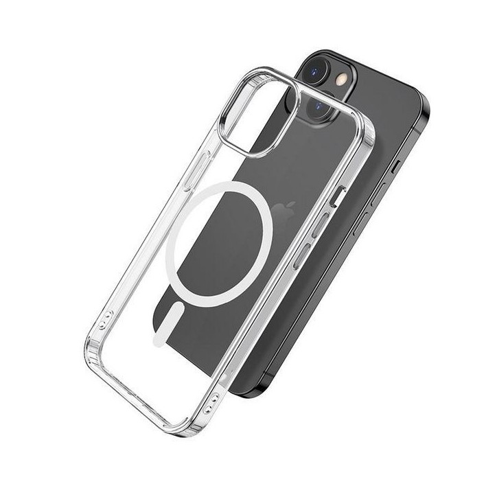 ES67140001 eSTUFF iPhone 13 mini BERLIN Magnetic Hybrid Cover - Transparent Apple iPhone 13 mini