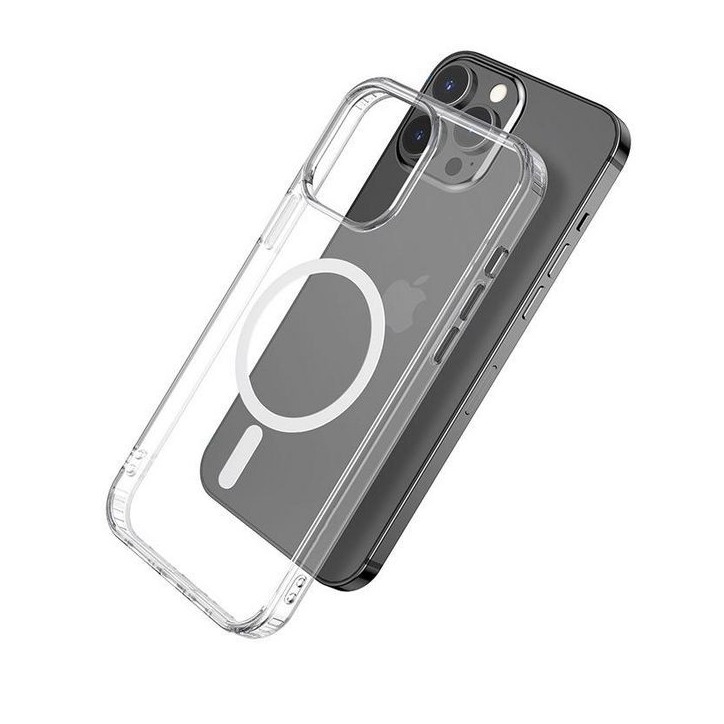 ES67140003 eSTUFF iPhone 13 Pro BERLIN Magnetic Hybrid Cover - Transparent Apple iPhone 13 Pro