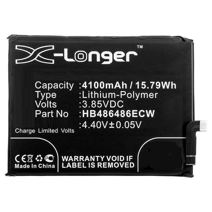 MBXMP-BA682 CoreParts Mobile Battery for Huawei 15.79Wh Li-Pol 3.85V 4100mAh Black, for Huawei Mobile, SmartPhone CP37, CP60, LY