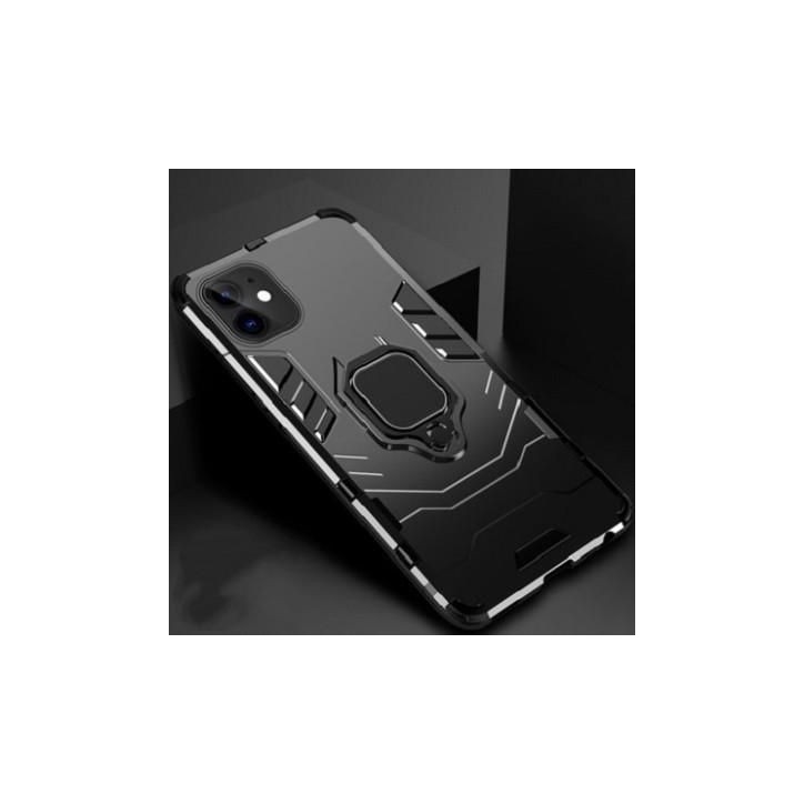 MOBX-COV-JL-11 CoreParts Case for iPhone 11 Shockproof Armor Case Military Grade Anti-Dropping, Black With Ring Holder(Work with MOBX-COV-JL-11 CoreParts Case for iPhone 11 Shockproof Armor Case Military Grade Anti-Dropping, Black With Ring Holder(Work with