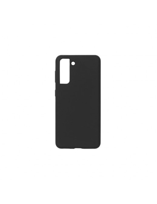 ES673178-BULK ES673178-BULK eSTUFF Samsung Galaxy S21 5G MADRID Silicone Cover - Black Samsung Galaxy (Mobilephone) S21 5G
