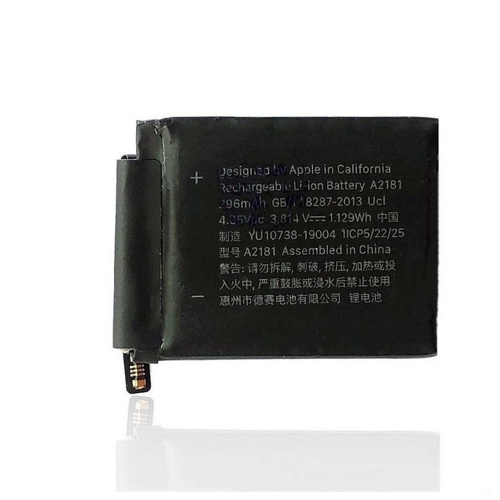 MOBX-IWATCH5-44MM-05 CoreParts Battery for Apple Watch 1.13Wh 3.814V 296mAh Li-ion Polymer, for S5/SE (44mm) A2181 MWVF2LL/A, MW