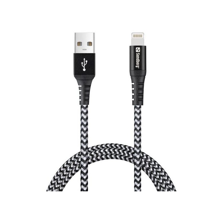 441-35 Sandberg Survivor Lightning Cable 1M NONE - Only use for non-battery items