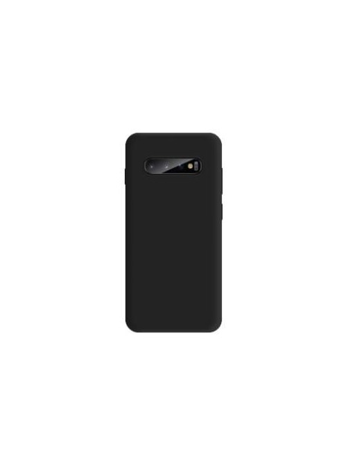 ES673154-BULK ES673154-BULK eSTUFF Samsung Galaxy S10 MADRID Silicone Cover - Black Samsung Galaxy (Mobilephone) S10