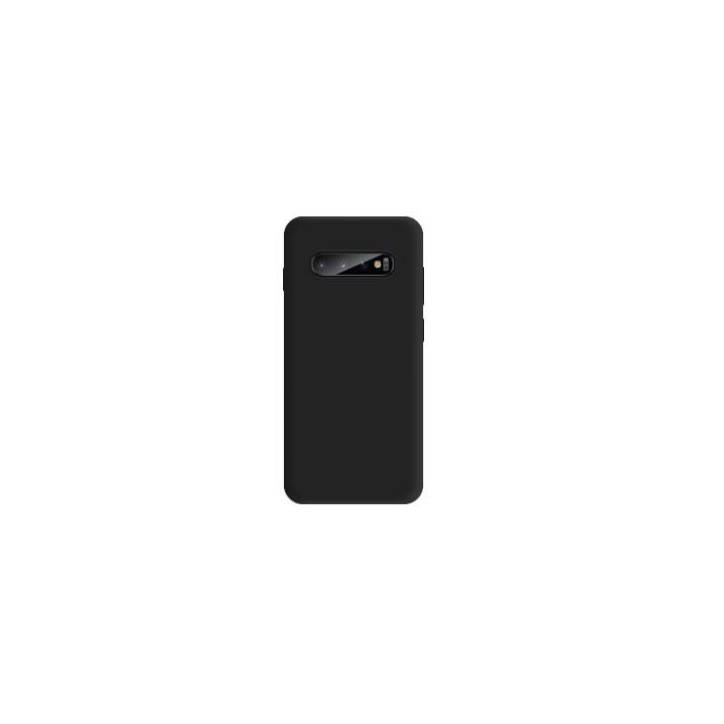 ES673154-BULK eSTUFF Samsung Galaxy S10 MADRID Silicone Cover - Black Samsung Galaxy (Mobilephone) S10