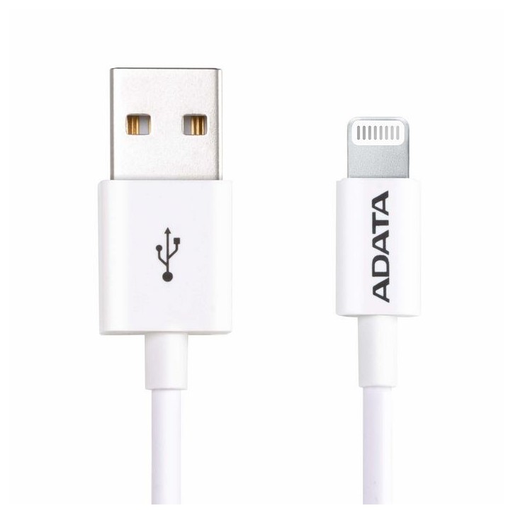AMFIPL-1M-CWH ADATA Lightning & Sync Cable white, for iPod, iPhone, iPad