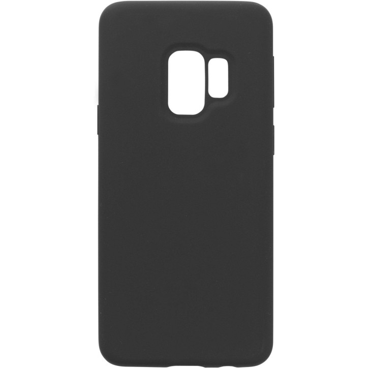 ES673000-BULK eSTUFF Samsung Galaxy S9 MADRID Silicone Cover - Black Samsung Galaxy (Mobilephone) S9