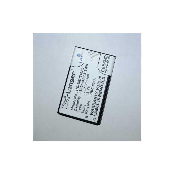 MOBX-BAT-DEP510SL CoreParts Battery for Tiptel Mobile 3.33Wh Li-ion 3.7V 900mAh, for S30, C70, S400, S400 EU001B, S400 EU001W, S